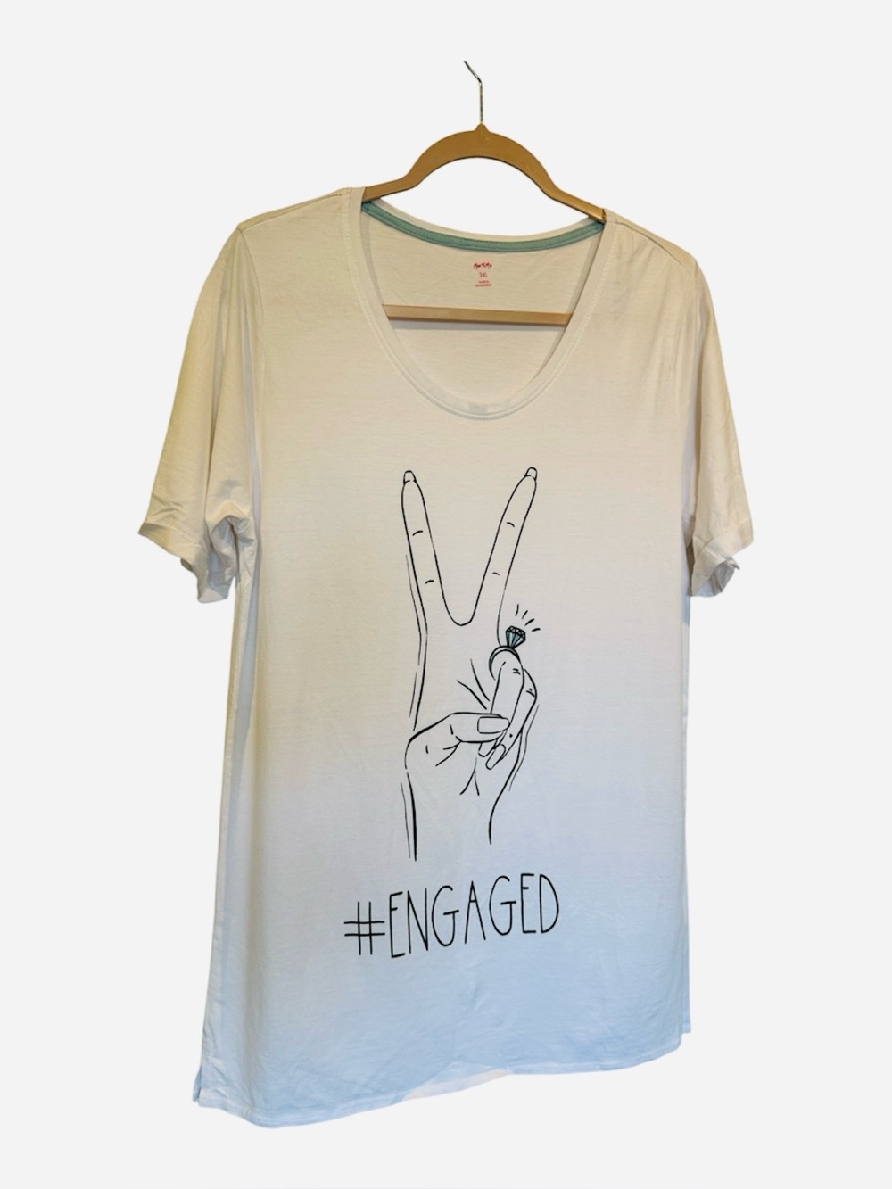 #Engaged Graphic Tee